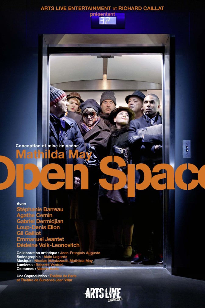 Open space, la pièce de Mathilda May, au théâtre du rond Point