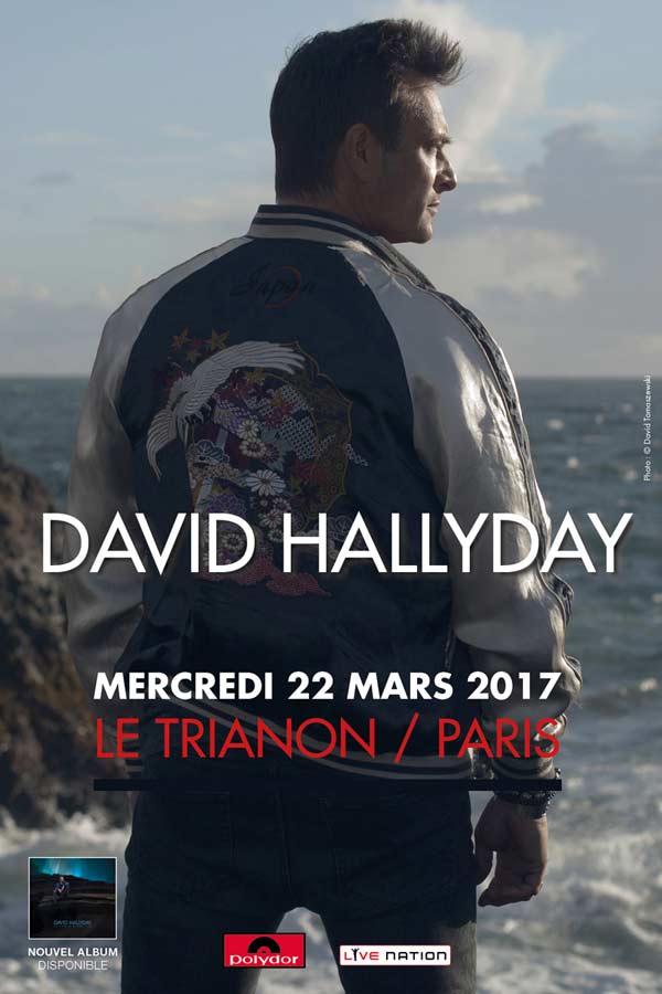 Affiche Trianon David Hallyday